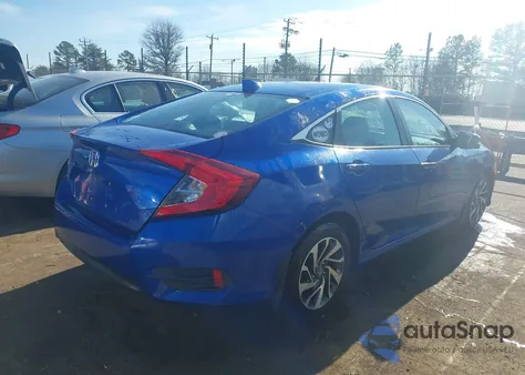 2018 Honda Civic Ex из США, поврежденный, VIN 2HGFC2F72JH559419